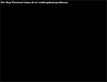 Tablet Screenshot of firestorm-games.de